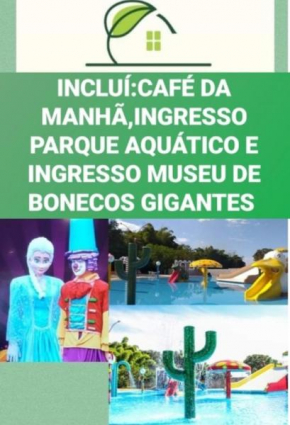 CALDAS NOVAS RESIDENCE - Inclui ingresso diário por pessoa em Parque Aquático